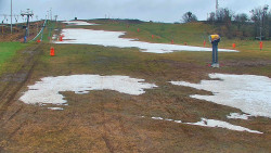 Sjezdovka skiareálu Hlubočky