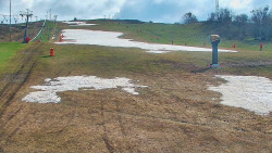 Sjezdovka skiareálu Hlubočky