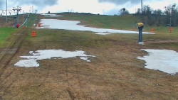 Sjezdovka skiareálu Hlubočky