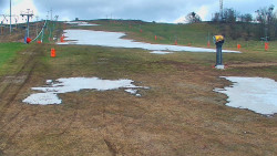 Sjezdovka skiareálu Hlubočky