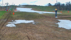 Sjezdovka skiareálu Hlubočky