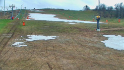 Sjezdovka skiareálu Hlubočky