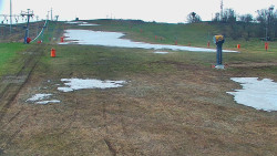 Sjezdovka skiareálu Hlubočky