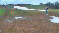 Sjezdovka skiareálu Hlubočky