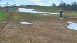 Sjezdovka skiareálu Hlubočky