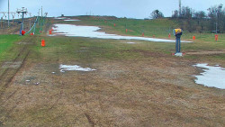 Sjezdovka skiareálu Hlubočky