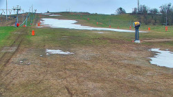 Sjezdovka skiareálu Hlubočky