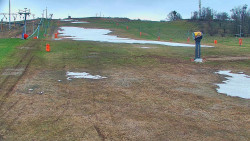 Sjezdovka skiareálu Hlubočky