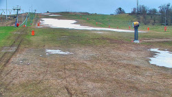 Sjezdovka skiareálu Hlubočky