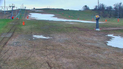 Sjezdovka skiareálu Hlubočky