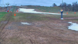 Sjezdovka skiareálu Hlubočky