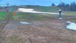 Sjezdovka skiareálu Hlubočky