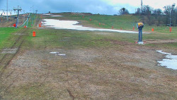 Sjezdovka skiareálu Hlubočky