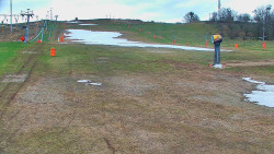 Sjezdovka skiareálu Hlubočky