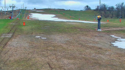 Sjezdovka skiareálu Hlubočky