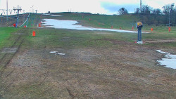 Sjezdovka skiareálu Hlubočky