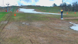 Sjezdovka skiareálu Hlubočky