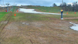 Sjezdovka skiareálu Hlubočky