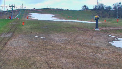 Sjezdovka skiareálu Hlubočky