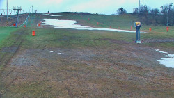 Sjezdovka skiareálu Hlubočky