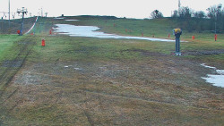 Sjezdovka skiareálu Hlubočky