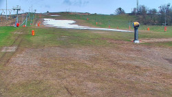 Sjezdovka skiareálu Hlubočky