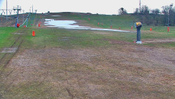 Sjezdovka skiareálu Hlubočky