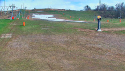 Sjezdovka skiareálu Hlubočky