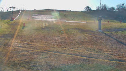 Sjezdovka skiareálu Hlubočky