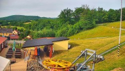 Sjezdovka skiareálu Hlubočky