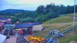 Sjezdovka skiareálu Hlubočky