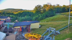 Sjezdovka skiareálu Hlubočky