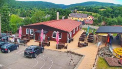 Sjezdovka skiareálu Hlubočky