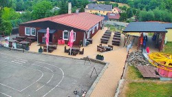 Ski slope of the Hlubočky ski resort