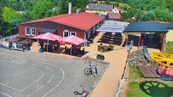 Ski slope of the Hlubočky ski resort