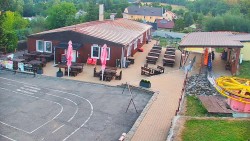 Ski slope of the Hlubočky ski resort