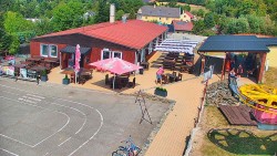 Ski slope of the Hlubočky ski resort