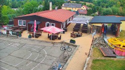 Skipiste des Skigebiets Hlubočky