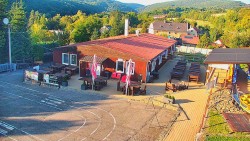 Ski slope of the Hlubočky ski resort