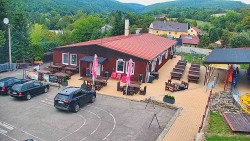 Skipiste des Skigebiets Hlubočky