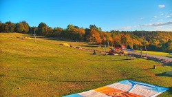 Sjezdovka skiareálu Hlubočky
