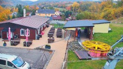 Sjezdovka skiareálu Hlubočky
