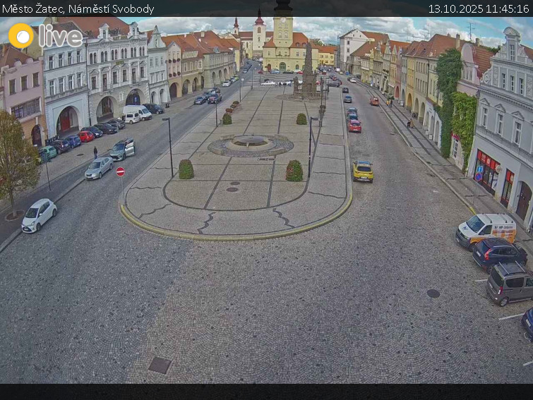 Město Žatec - Náměstí Svobody - 13.10.2025 v 11:45 Město Žatec - Náměstí Svobody - 13.10.2025 v 11:45