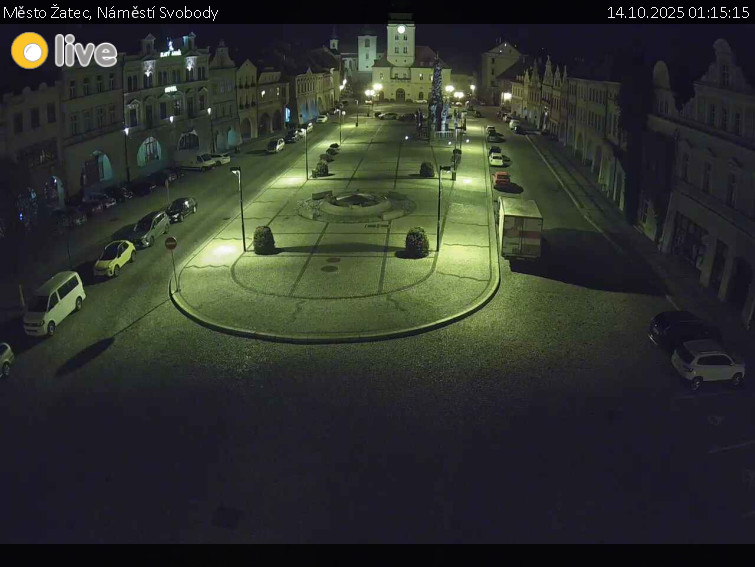 Město Žatec - Náměstí Svobody - 14.10.2025 v 01:15 Město Žatec - Náměstí Svobody - 14.10.2025 v 01:15