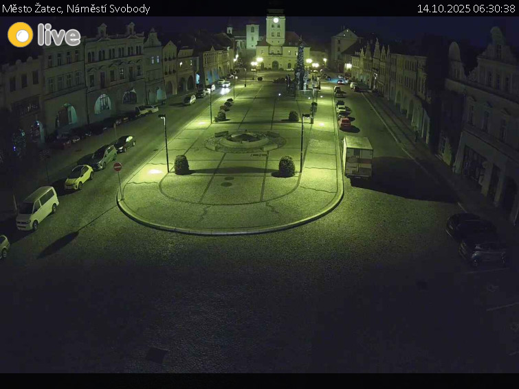 Město Žatec - Náměstí Svobody - 14.10.2025 v 06:30 Město Žatec - Náměstí Svobody - 14.10.2025 v 06:30