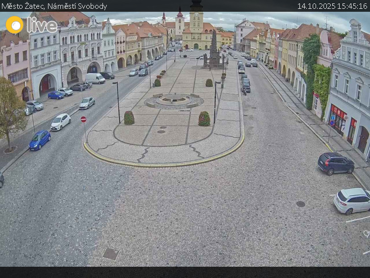 Město Žatec - Náměstí Svobody - 14.10.2025 v 15:45 Město Žatec - Náměstí Svobody - 14.10.2025 v 15:45