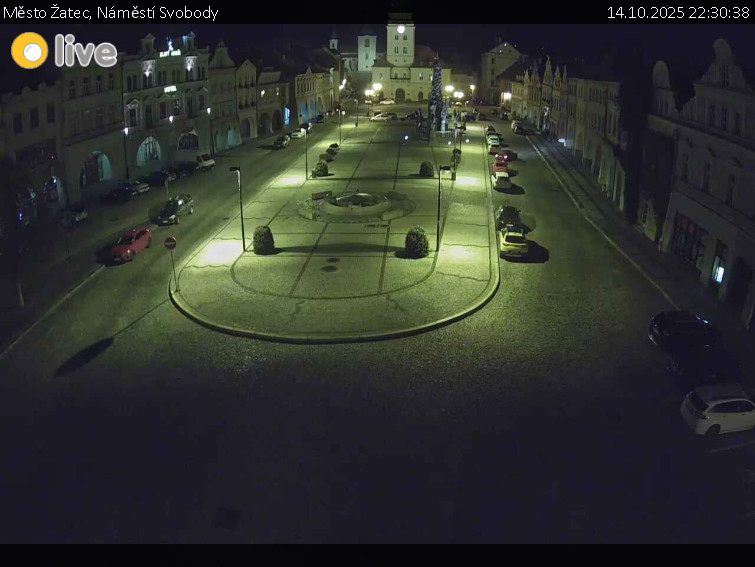 Město Žatec - Náměstí Svobody - 14.10.2025 v 22:30 Město Žatec - Náměstí Svobody - 14.10.2025 v 22:30