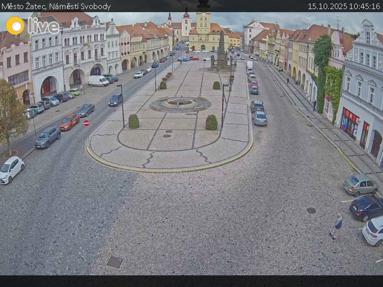 Město Žatec - Náměstí Svobody - 15.10.2025 v 10:45 Město Žatec - Náměstí Svobody - 15.10.2025 v 10:45