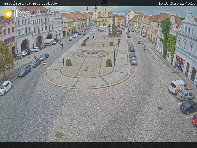 Město Žatec - Náměstí Svobody - 15.10.2025 v 12:45 Město Žatec - Náměstí Svobody - 15.10.2025 v 12:45