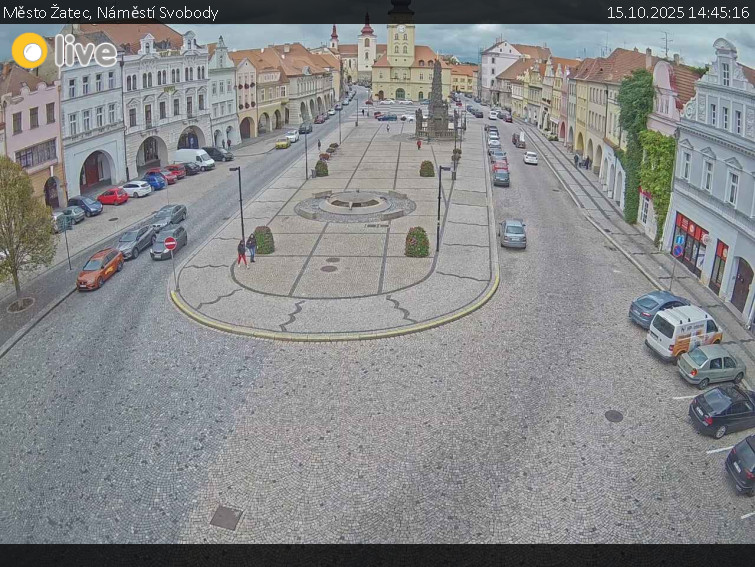 Město Žatec - Náměstí Svobody - 15.10.2025 v 14:45 Město Žatec - Náměstí Svobody - 15.10.2025 v 14:45
